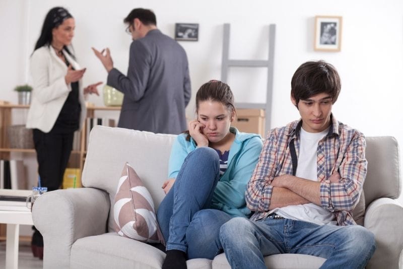 Kłótnie rodziców
